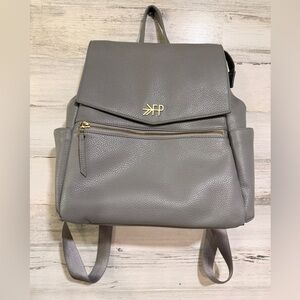 Freshly Picked Gray Diaper Bag Backpack